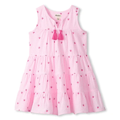 Robe Fraise 4-8ans