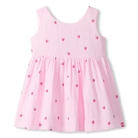Strawberry Vichy Dress 6-24m