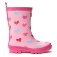 Botte De Pluie Coeur Pointures 6-3