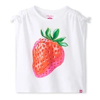 Strawberry T-shirt 4-8