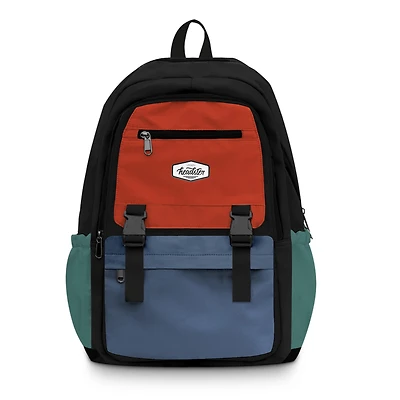 Colorblock School Bag