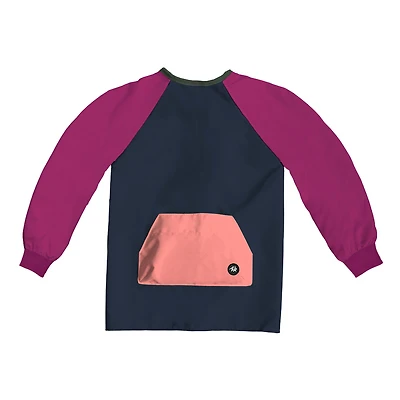 Colorblock Raspberry Smock