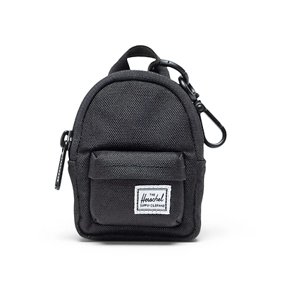 Backpack Bag Charm Keychain - Black