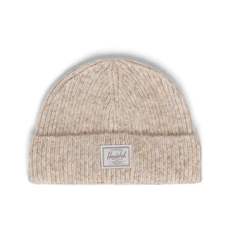 Knit Baby Beanie Oatmeal 6-18M