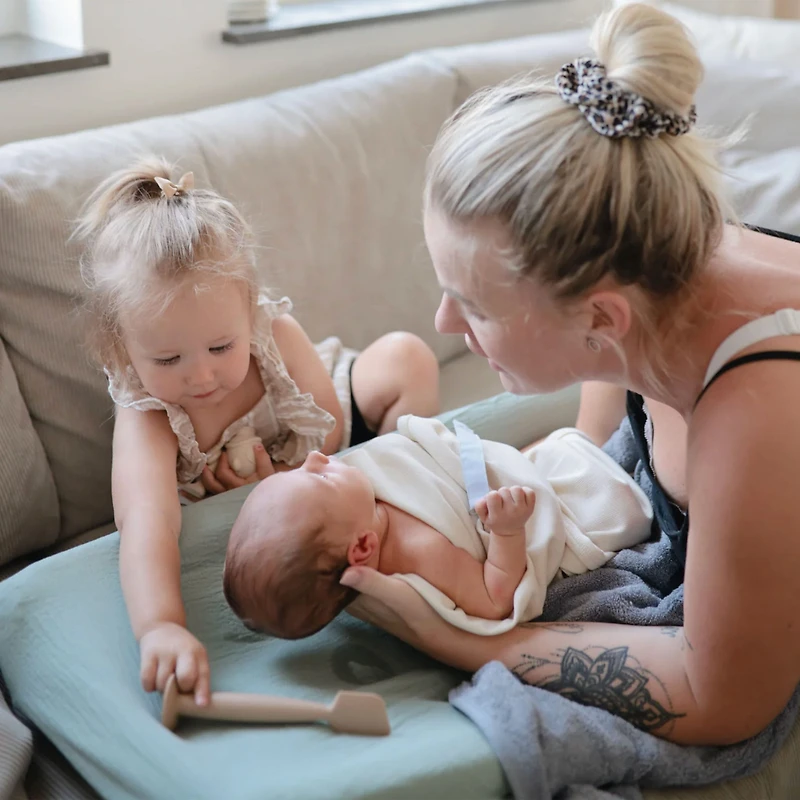 Contour à Langer Mousseline - Vert