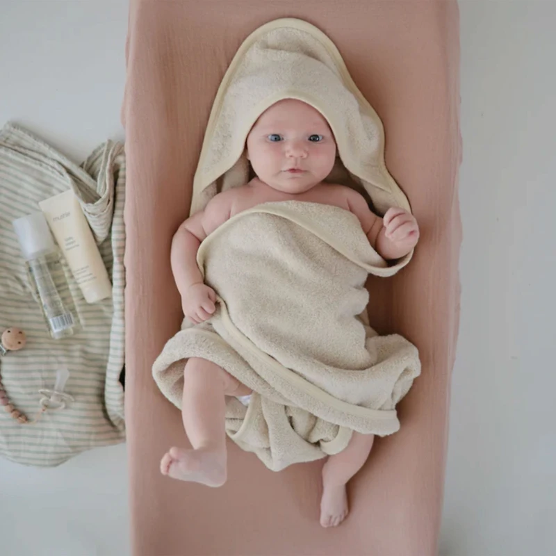 Muslin Changing Pad Cover - Blush