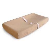 Muslin Changing Pad Cover - Taupe