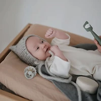 Muslin Changing Pad Cover - Taupe