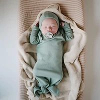 Muslin Changing Pad Cover - Natural Stripe