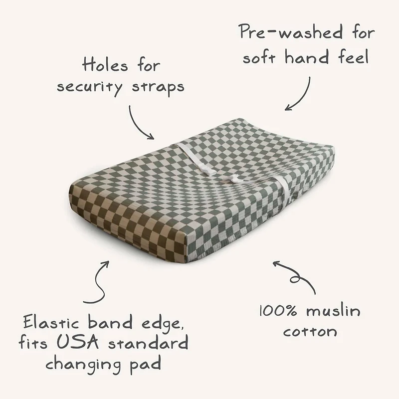 Muslin Changing Pad Cover