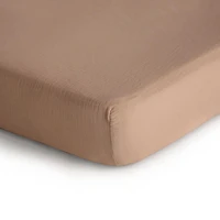 Crib Fitted Sheet Muslin
