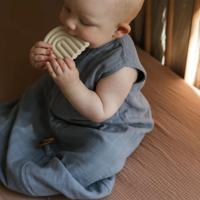 Crib Fitted Sheet Muslin