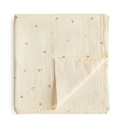 Couverture Mousseline - Cerise