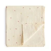 Couverture Mousseline - Cerise