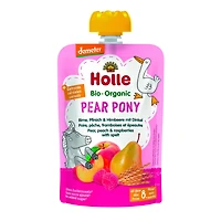 Organic Pouch - Pear Pony - Pear, Peach, Raspberries with Spelt (from 8 months)