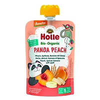 Organic Pouch - Panda Peach - Peach, Apricot, Banana with Spelt (from 8 months)