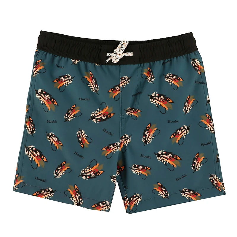 Salmon Fly Aop Swim Short 2-12y