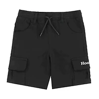 Black Cargo Short 2-12y
