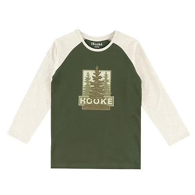 Evergreen Raglan T-shirt 2-12