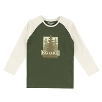 Evergreen Raglan T-shirt 2-12