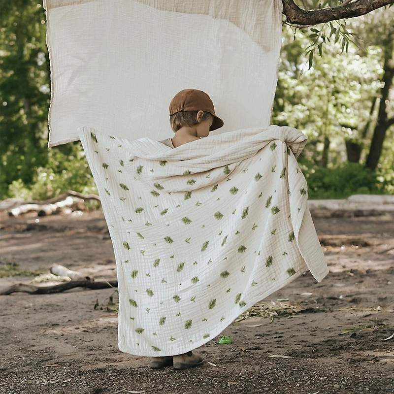 4-Layer Muslin Blanket - Fern