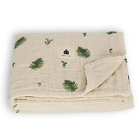 4-Layer Muslin Blanket Twin Bed Size - Fern