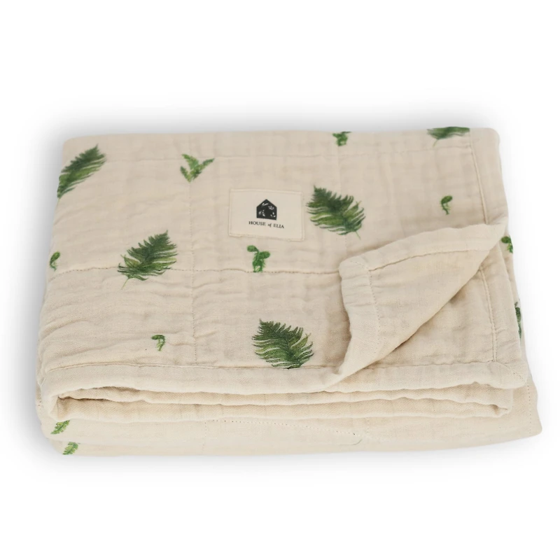 4-Layer Muslin Blanket - Fern