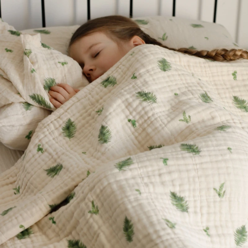 4-Layer Muslin Blanket - Fern