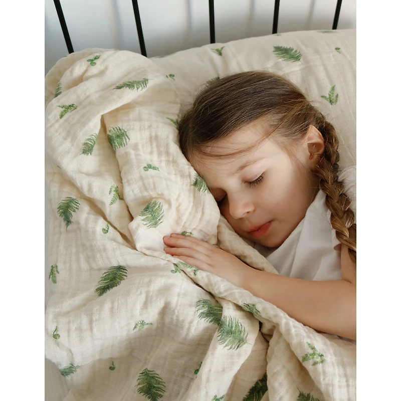 4-Layer Muslin Blanket - Fern