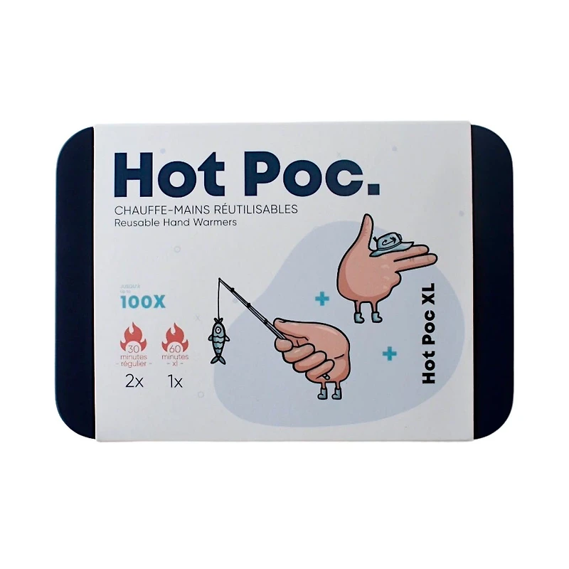 Case (2 regular and XL) - Hot Poc Reusable Hand Warmers