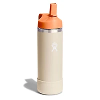 18oz Kids Wide Mouth Bottle -Beige/Peach