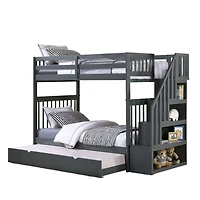 Bunk Bed Single/Single with Trundle
