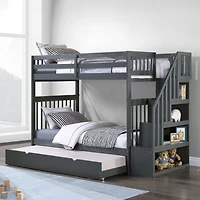 Bunk Bed Single/Single with Trundle
