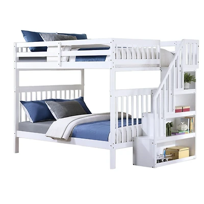 Bunk Bed Double/Double - White