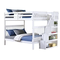 Bunk Bed Double/Double - White