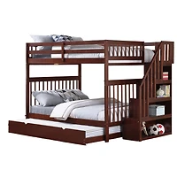 Bunk Bed Double/Double with Trundle