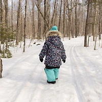 Habit de Neige Petites Fleurs 2-8ans