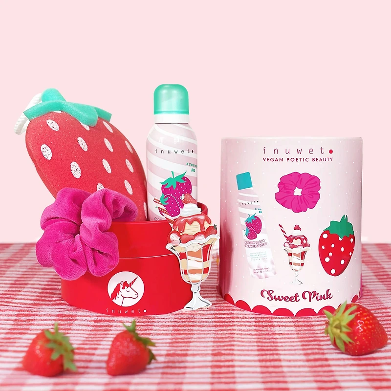 Coffret De Bain Fraise