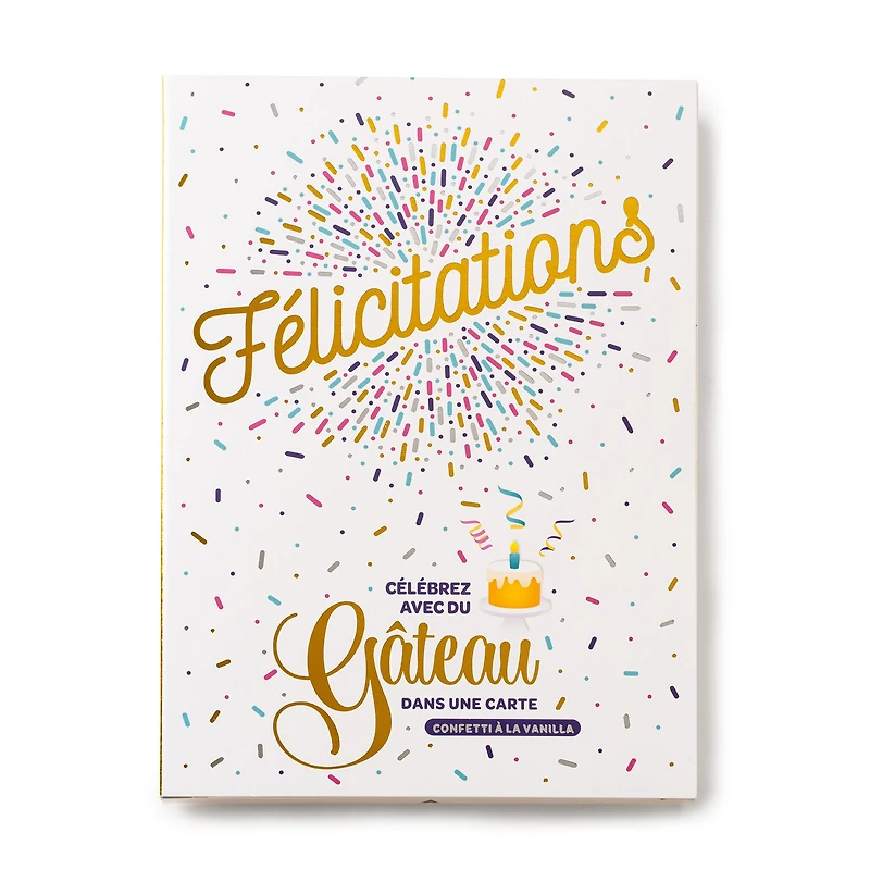 Wish Card + Instant Vanilla Cake - Félicitations