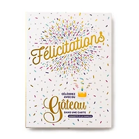 Wish Card + Instant Vanilla Cake - Félicitations