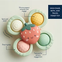 Jouet Rotatif à Ventouse - Fraise