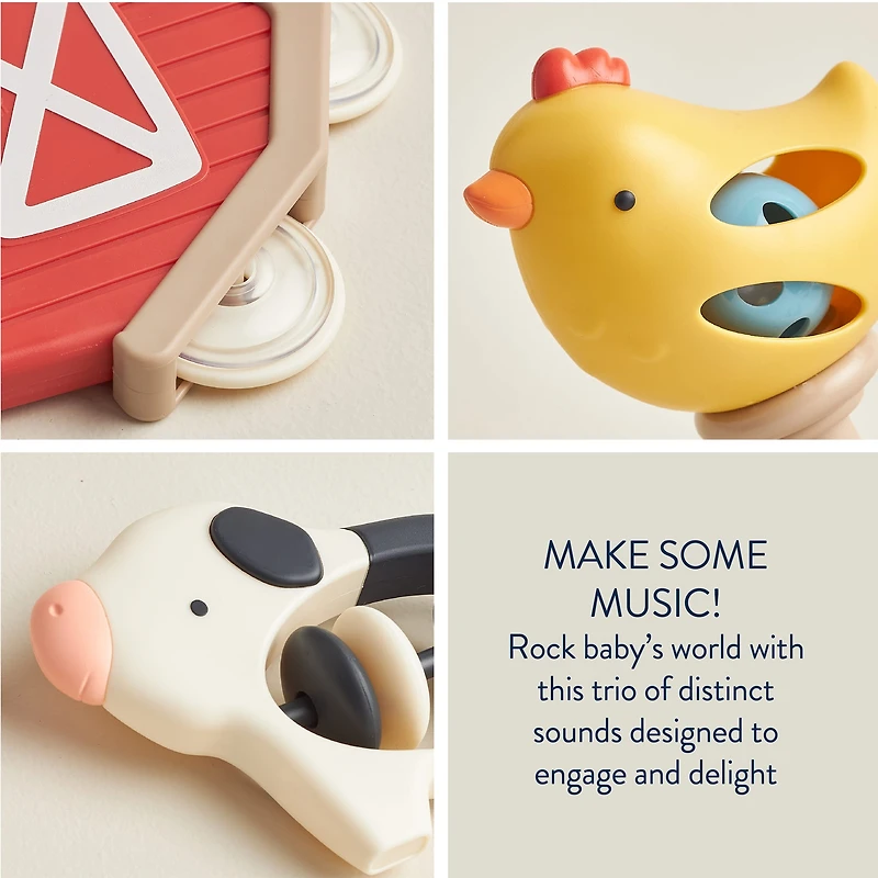 Ensemble Hochets (3) - Ferme