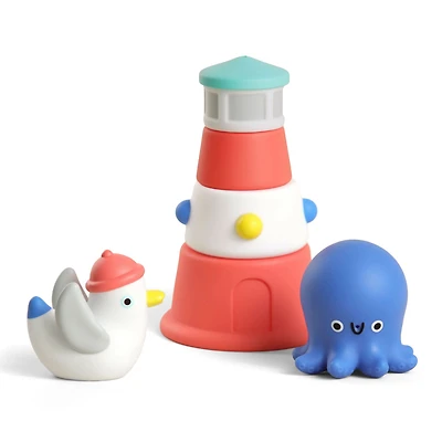 Bath Nautical Stack Set