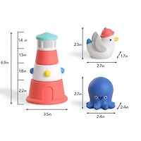 Bath Nautical Stack Set