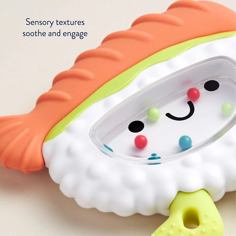 Rattle Teether - Sammy the  Sushi