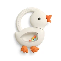 Bitzy Shake + Rattle Teether - Goose