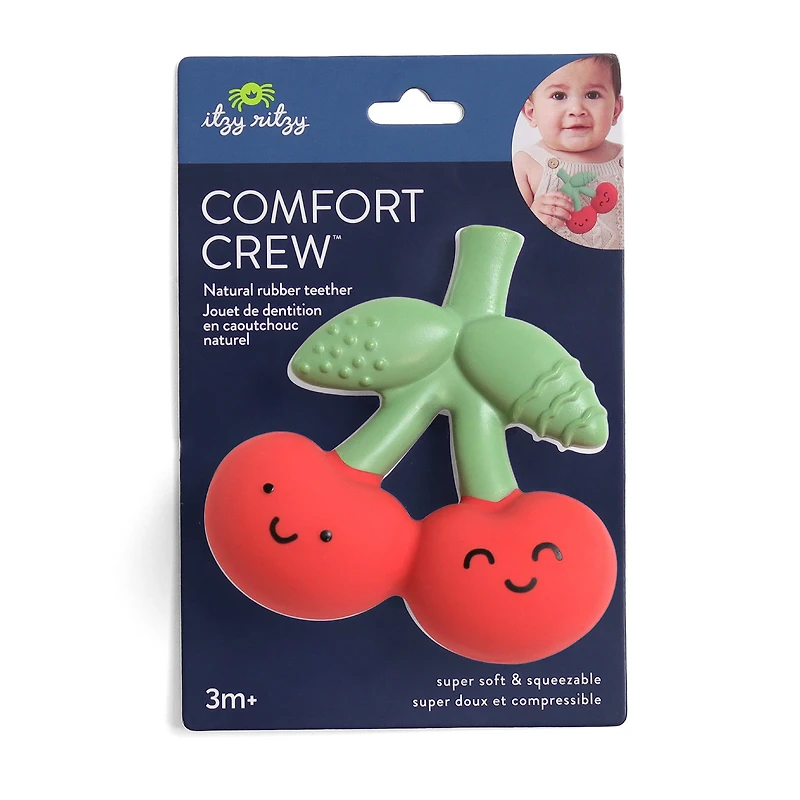 Natural Rubber Teether - Cherry