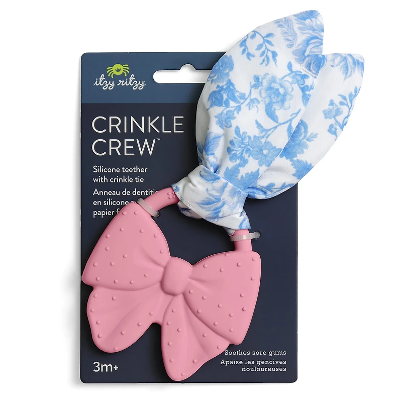Crinkle Crew Teether - Bow
