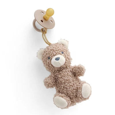 Natural Rubber Pacifier & Lovey - Theo the Bear