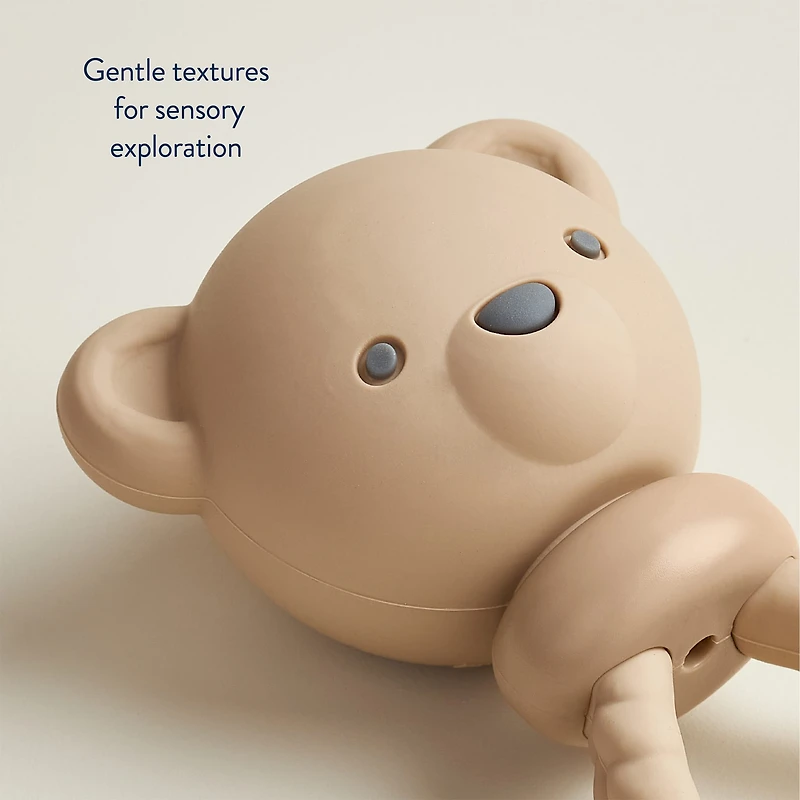 Sweetie Rattle Silicone Teether - Bear